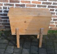 Victorian pine dough bin