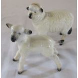 Beswick ewe and lamb