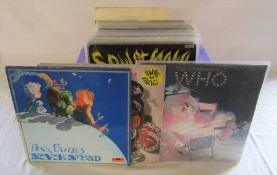 Quantity of 33 rpm LPs relating to the 1970s inc Pink Fairies, The Who, Blood Sweat and Tears,