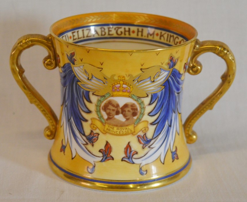 Shelley George VI 1937 coronation mug with gilding - Image 2 of 4