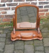 Victorian toilet mirror (missing back foot)