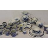 Selection of Royal Worcester Hanbury & Rhapsody tableware, replica blue sprays jugs & Spode Blue