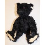 Steiff black mohair limited edition Titanic bear with growler, height 48cm, No. 406829