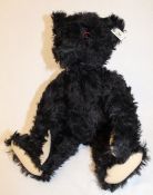 Steiff black mohair limited edition Titanic bear with growler, height 48cm, No. 406829