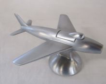 Dunhill Sabre F-86 jet fighter novelty table lighter