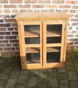 Victorian pine wall cabinet