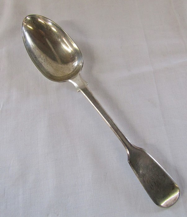 Victorian silver serving spoon London 1850 weight 2.47 ozt