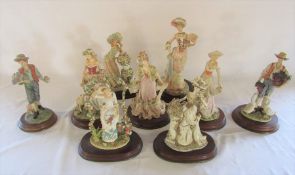 Quantity of The Leonardo Collection figurines inc The flower garden, Constance, The good life,