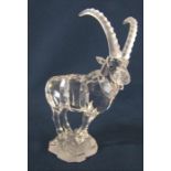 Swarovski crystal Ibex H 10 cm boxed with certificate