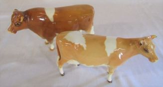 Beswick Guernsey CH Sabrina's Sir Richmond 14th bull and cow