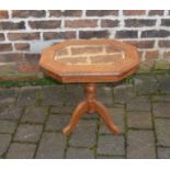 Small carved occasional table