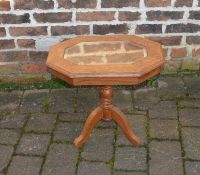 Small carved occasional table