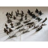 Quantity of vintage lead soldiers inc Britains