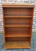 Priory oak bookcase Ht 133cm W 80cm