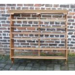 Pine plate rack L 129 cm H 125 cm