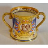 Shelley George VI 1937 coronation mug with gilding