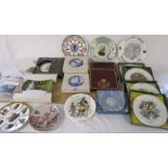 Quantity of collectors plates inc Royal Worcester, Wedgwood and Spode
