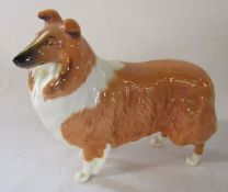 Beswick collie dog Lochinvar of Lady Park L 18 cm H 14 cm