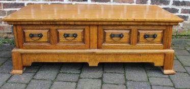 Large coffee table with two frieze drawers 120cm x 59.5cm