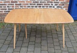 Ercol light elm dining table (extending to 224 cm)