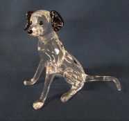 Swarovski dalmation dog H 7 cm L 7.5 cm boxed with certificate