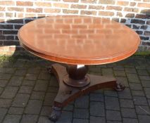 Victorian tilt top circular loo table