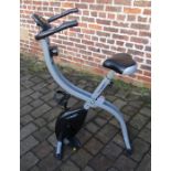 Roger Black Fitness folding exercise bike