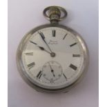 Silver pocket watch 'Prescot England', Chester 1902, no 623218 (Lancashire Watch Co Ltd Prescot