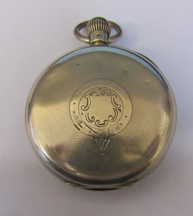 Silver pocket watch 'Prescot England', Chester 1902, no 623218 (Lancashire Watch Co Ltd Prescot - Image 2 of 3