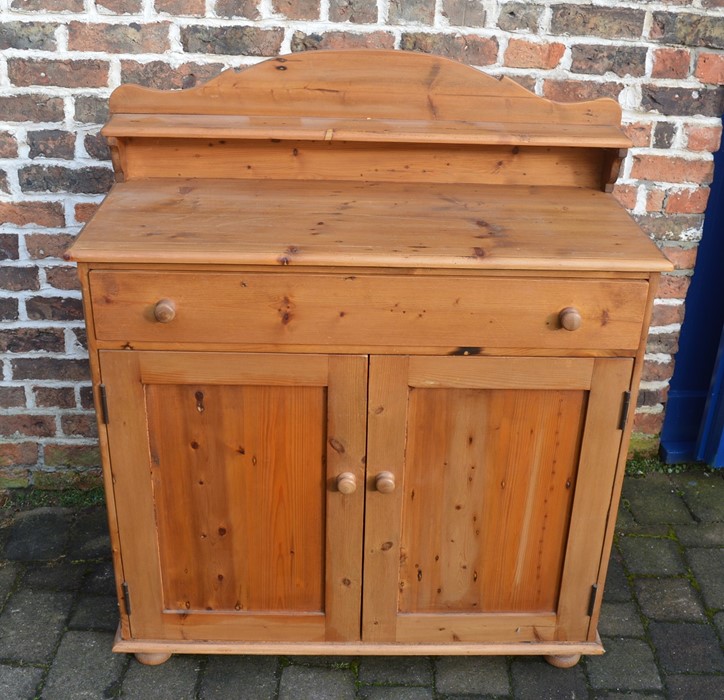 Modern pine chiffonier H 119 cm L 100 cm D 45 cm