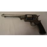 Starr Arms New York 44 calibre Civil War army model revolver pistol with 8" barrel & single action