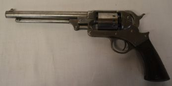 Starr Arms New York 44 calibre Civil War army model revolver pistol with 8" barrel & single action