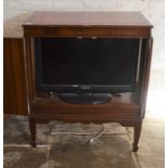 Regency style TV cabinet with Panasonic television
