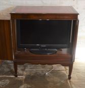 Regency style TV cabinet with Panasonic television