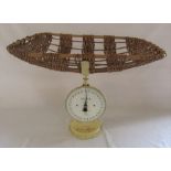 Salter baby scales with wicker tray