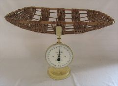 Salter baby scales with wicker tray