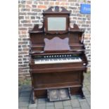 Story & Clark Chicago Victorian high back parlour pump organ