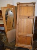 Large double pine wardrobe (to be reassembled)