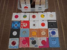 Approximately 250 mostly 1960's & 1970's with a few 1980's singles including Petula Clark, Kinks,