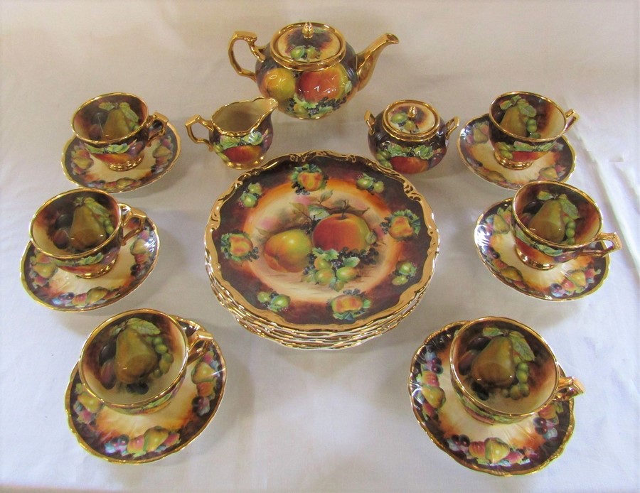 Marquis Fine China fruit pattern part tea / dinner set