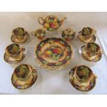 Marquis Fine China fruit pattern part tea / dinner set