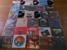 Approximately 60 LP records  (some sealed) including Rolling Stones, The Who, Fairport Convention,