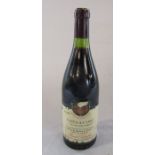 Bottle of Lionel Dufour Chenas 1992 red wine no 004488