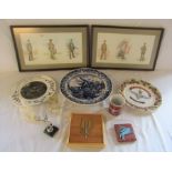 Selection of items relating to The Parachute Regiment and Battle of Arnhem inc 50th anniversary