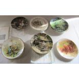 Selection of collectors plates inc Coalport, Wedgwood, Royal Albert, Royal Worcester and Royal