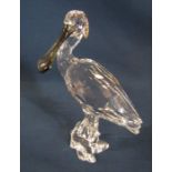 Boxed Swarovski 'Feathered beauties - Spoonbill' crystal figure H 14 cm