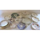 Various ceramics inc Royal Crown Derby, Royal Albert, Wedgwood and spode (2 boxes)