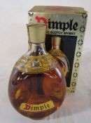 Boxed bottle of Dimple whisky 70% proof, 75.7 cl