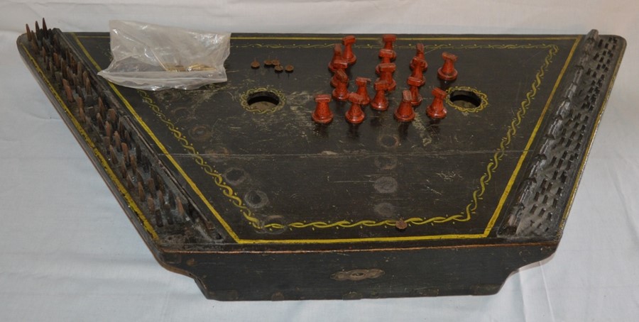 19th century hammered dulcimer (possibly Lincolnshire) musical instrument 92cm by 43cm