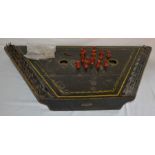 19th century hammered dulcimer (possibly Lincolnshire) musical instrument 92cm by 43cm
